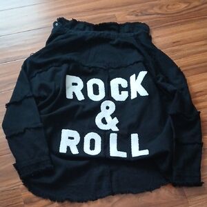 Elan Oversized Black Rock & Roll Jacket Size: Small